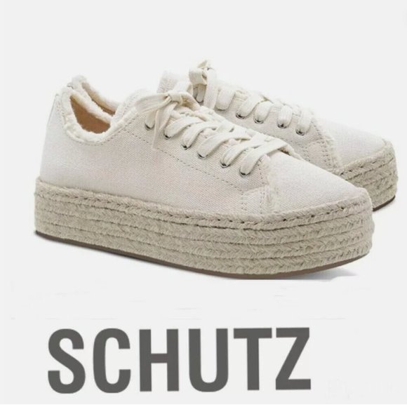 SCHUTZ Shoes - SCHUTZ LUANA WOMEN'S ESPADRILLE PLATFORM SNEAKERS7.5B